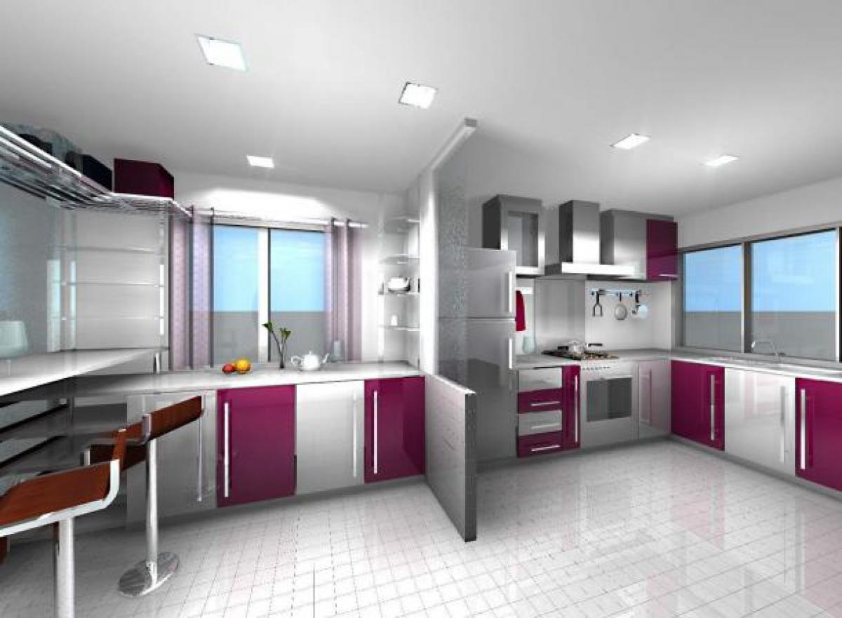 Desain Interior Rumah Minimalis Warna Cat Pink yang Cantik